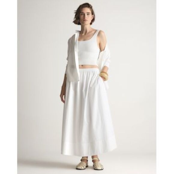 Quince Dresses & Skirts - Quince White Maxi Skirt